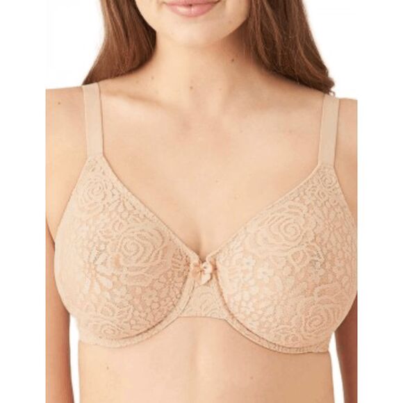 Wacoal Halo Lace Underwire Bra size 40D 851205 - Picture 1 of 7